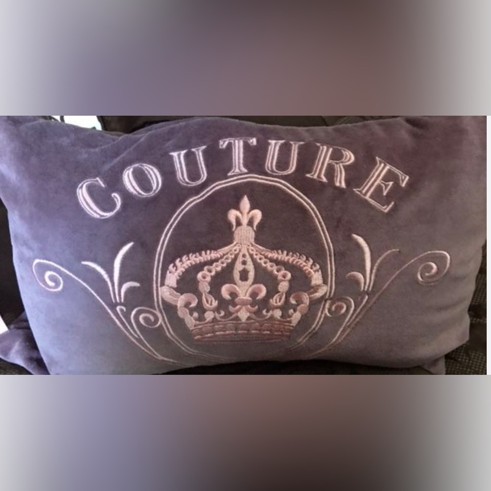 Juicy Couture pillow travel